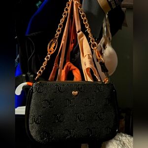 Juicy Couture Black and Gold Chain Bag